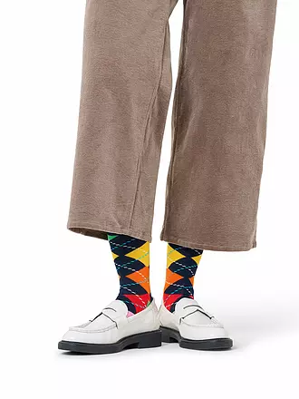 HAPPY SOCKS | Damen Socken ARGYLE 36-40 navy | 
